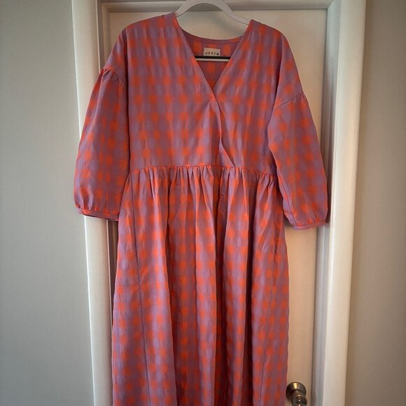 Aje Pink and Orange Women's Dress - Picture 1 of 2
